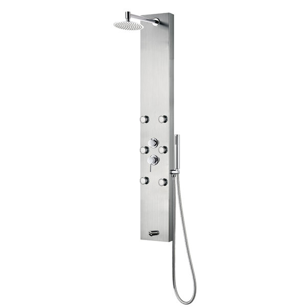 Pulse Shower Spas PULSE ShowerSpas Monterey Stainless Steel ShowerSpa